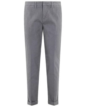 Fay Slim-Fit Trousers - Grijs
