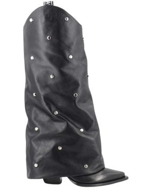 Elena Iachi Cowboy Boots - Gris