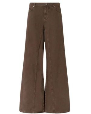 Pinko Wide Trousers - Brown