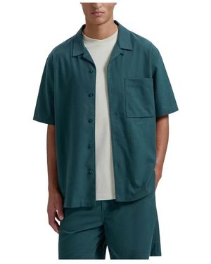 OLAF HUSSEIN Short Sleeve Shirts - Green