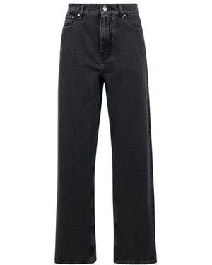 Jil Sander Jeans ,Zwart ,Straight Jeans
