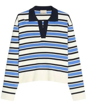 Pennyblack V-Neck Knitwear - Blue