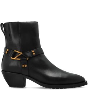 AllSaints Cowboy Boots - Nero