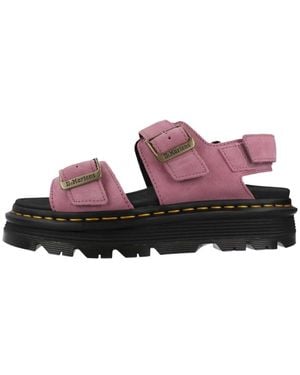 Dr. Martens Flat Sandals - Purple