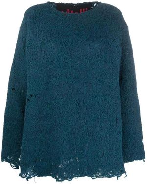 VITELLI Truien & Vesten ,Blauw ,Round-Neck Truien