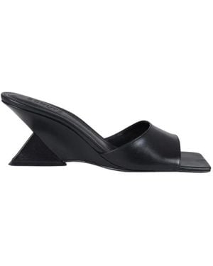 SCHUTZ SHOES Heeled Mules - Bleu