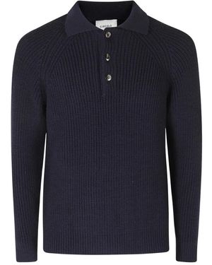 Circolo 1901 Tops ,Blauw ,Wol Wollen Polotrui