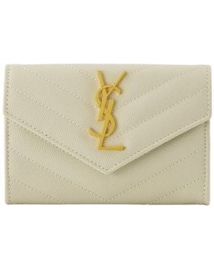 Saint Laurent Wallets & Cardholders - Natural
