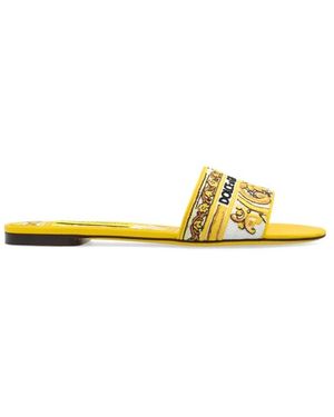 Dolce & Gabbana Sliders - Amarillo