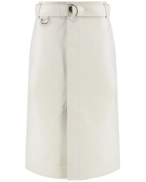 Tod's Midi Skirts - White