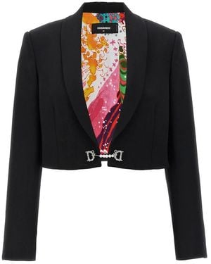 DSquared² D2 Jewel Short Jacket - Zwart