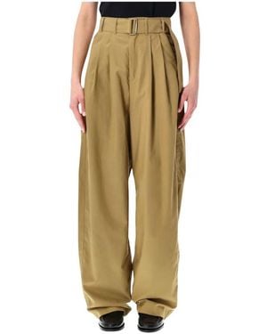 Soeur Wide Trousers - Green
