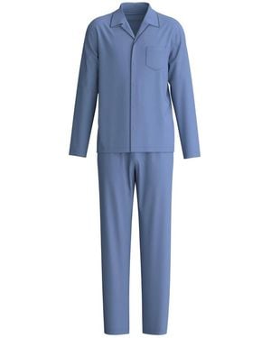 CALIDA Pyjama - Blau