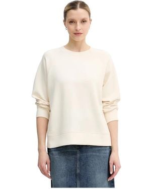 Mos Mosh Hoodies & Sweatvesten ,Polyester Mmabello Sweatshirt - Wit