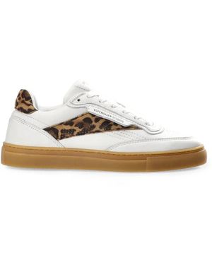 Copenhagen Shoes Leather Mix/Leo Sneaker - Weiß