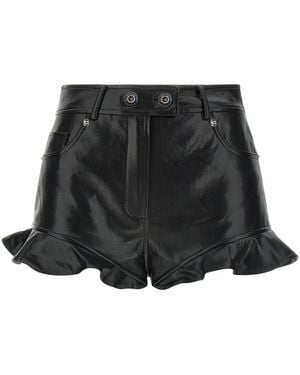 Self-Portrait Short Shorts - Black