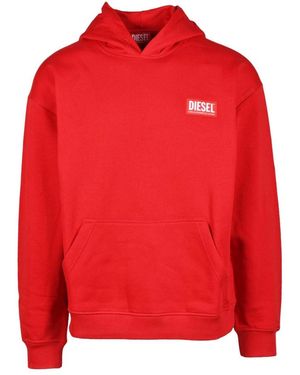 DIESEL Hoodies - Red