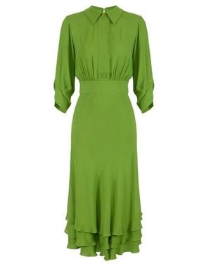 Elisabetta Franchi Midi Dresses - Green