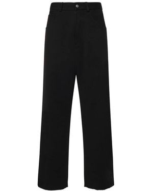 MM6 by Maison Margiela Wide Trousers - Black