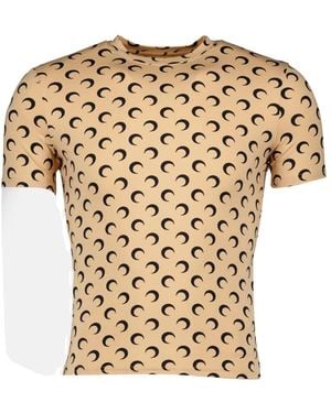 Marine Serre T-Shirts - Neutro