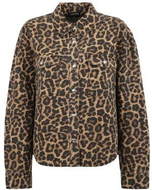 Anine Bing Denim Shirts - Brown