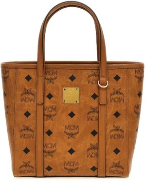 MCM Tote Bags - Brown