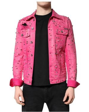 Dolce & Gabbana Denim Jackets - Red