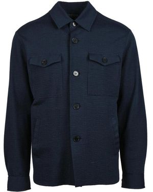 Harris Wharf London Casual Shirts - Blauw