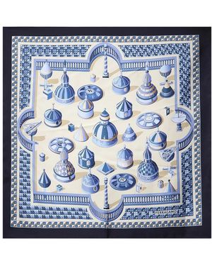Ferragamo Accessoires ,Veelkleurig ,Silky Scarves - Blauw