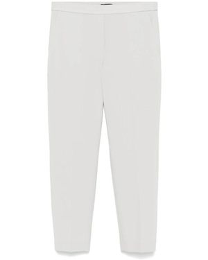 Theory Cropped Trousers - Blanc