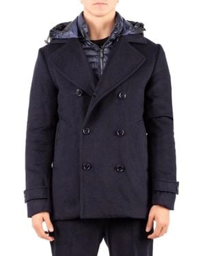 Heskimo Double-Breasted Coats - Azul