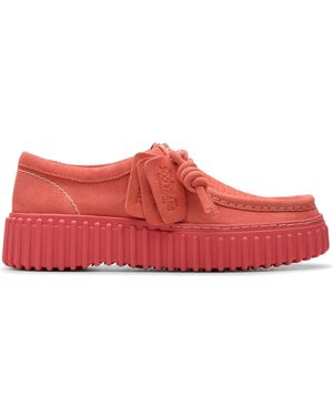 Clarks Laced Shoes - Rojo