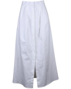 Max Mara Alcade Maxi Rok - Blauw
