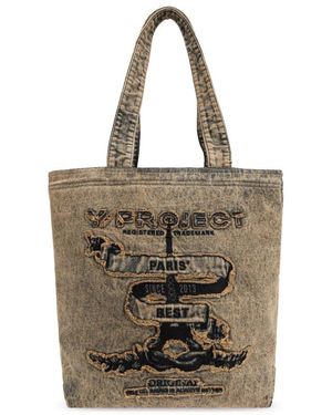 Y. Project Denim shopper tasche - Braun