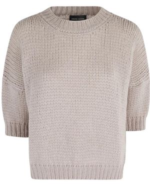 Roberto Collina Round-Neck Knitwear - Gris