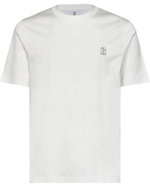 Brunello Cucinelli T-Shirts - White