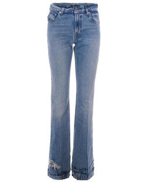 Haikure Flare Jeans - Blue
