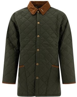 Barbour Grüne Steppjacke Für Männer