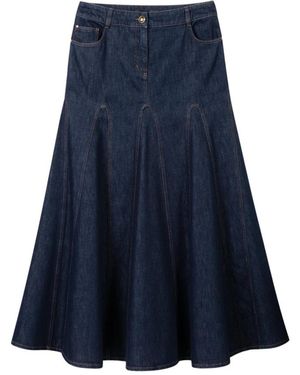 Luisa Cerano Denim Skirts - Azul