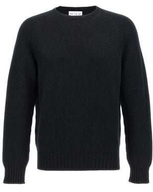 Ma'ry'ya Round-Neck Knitwear - Black