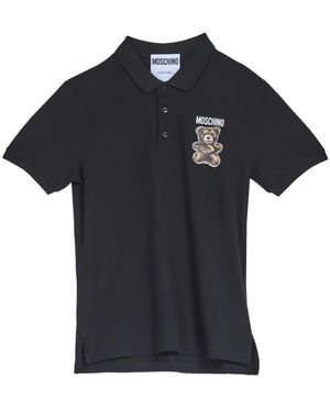 Moschino Polo Shirts - Black