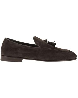 Brunello Cucinelli Schoenen ,Bruin ,Loafers - Zwart