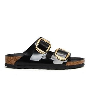 Birkenstock Sliders - Negro