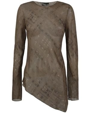 Cortana Long Sleeve Tops - Marrone