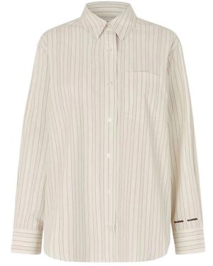 Samsøe & Samsøe Los Shirt Met Lange Mouwen - Wit