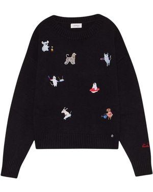 Ottod'Ame Round-Neck Knitwear - Bleu