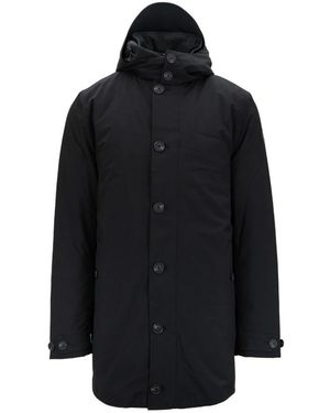 Save The Duck Single-Breasted Coats - Black