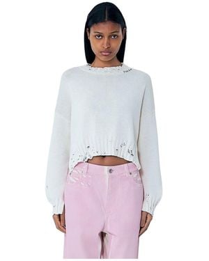 Marni Round-Neck Knitwear - White