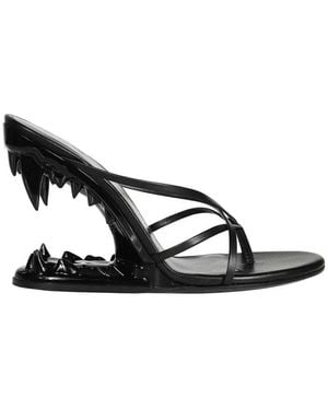 Gcds Heeled Mules - Black