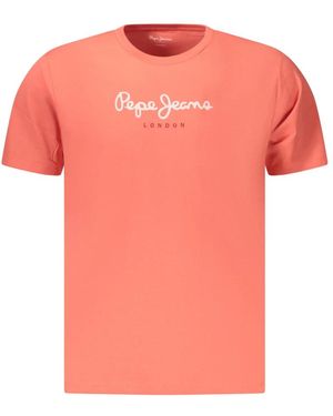 Pepe Jeans Eggo T-Shirt - Roze